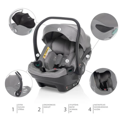Zopa Autosedačka XS Plus i-size Titan Grey