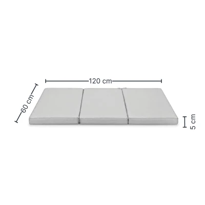 Zopa Cestovní skládací matrace 120x60 cm Light Beige