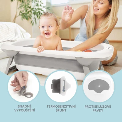 Zopa Dětská skládací vanička Aquatico Grey