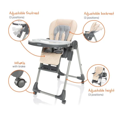 Zopa Dětská židlička Monti 2 Diamond Beige