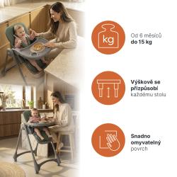 Zopa Dětská židlička Primo Light Grey