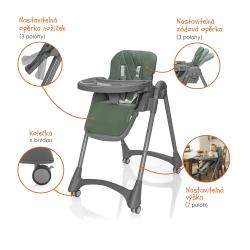 Zopa Dětská židlička Primo Light Grey