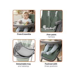 Zopa Dětská židlička Primo Light Grey