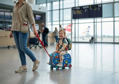Zopa Dětský kufřík na kolečkách PackRide Safari