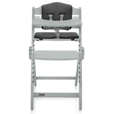 Zopa Dřevěná jídelní židlička Clipp Clapp Grey