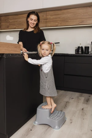 Zopa Dvojstupínek k WC/umyvadlu Unicorn Grey/Pink