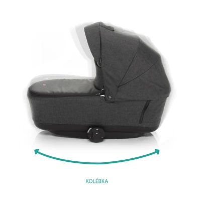 Zopa Hluboká korba ke kočárku Quest Vulcan Black