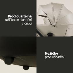 Zopa Hluboká korba ke sportovnímu kočárku Move XL 5 Ivory Beige