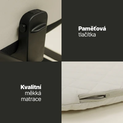 Zopa Hluboká korba ke sportovnímu kočárku Move XL 5 Ivory Beige