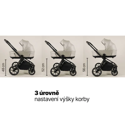 Zopa Hluboká korba ke sportovnímu kočárku Move XL 5 Ivory Beige