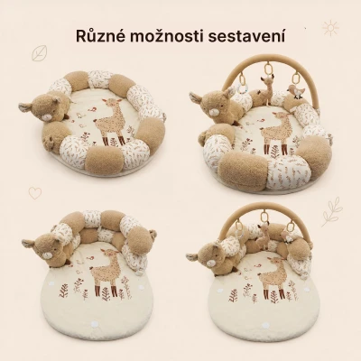 Zopa Interaktivní hrací deka a hnízdo Nesty Sheep