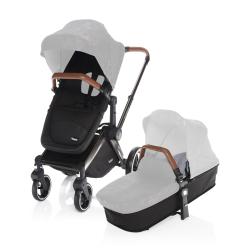 Zopa Kočárek Evoque - základ Silver/Brown
