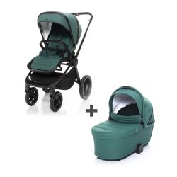 Zopa Kočárek MOVE Cross 2 + hl. korba XL zdarma Antique Green/Black