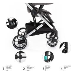 Zopa Kočárek Quest Tornado Grey/Silver