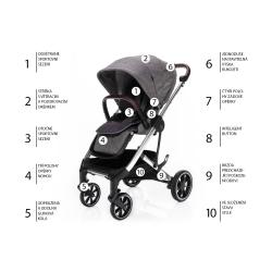 Zopa Kočárek Quest Tornado Grey/Silver