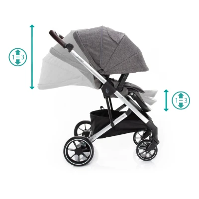 Zopa Kočárek Quest Tornado Grey/Silver