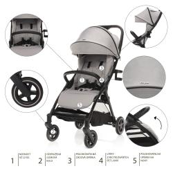 Zopa Kočárek Quiq 2 Metal Grey