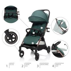 Zopa Kočárek Quiq 2 Race Black