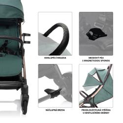 Zopa Kočárek Quiq 2 Race Black