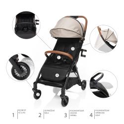 Zopa Kočárek Quiq Blacky Beige