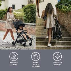 Zopa Kočárek Quiq Bright Grey