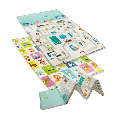 Zopa Multifunkční pěnová skládací podložka oboustranná 180x120 City