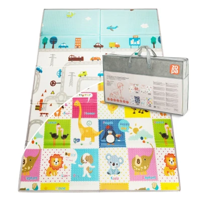 Zopa Multifunkční pěnová skládací podložka oboustranná 180x120 City