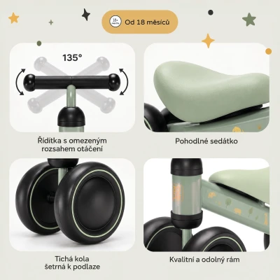 Zopa Odrážedlo Zooter Ivory Beige