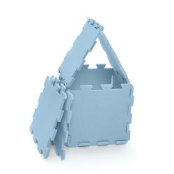 Zopa Pěnová podložka Puzzle 30x30 cm 9ks Floral Blue