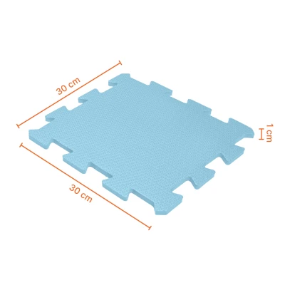 Zopa Pěnová podložka Puzzle 30x30 cm 9ks Floral Blue