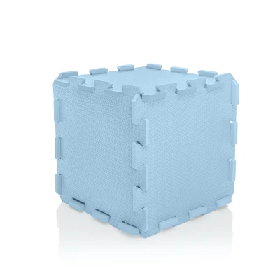 Zopa Pěnová podložka Puzzle 30x30 cm 9ks Floral Blue