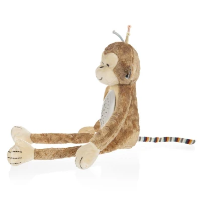 Zopa Plyšový usínáček s projektorem a melodiemi Monkey
