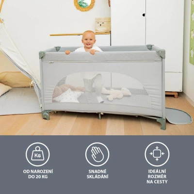 Zopa Postýlka skládací Lely Sand Beige