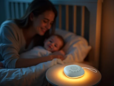Zopa Přenosný usínací modul Premium s LED světlem, bílým šumem a zvuky
