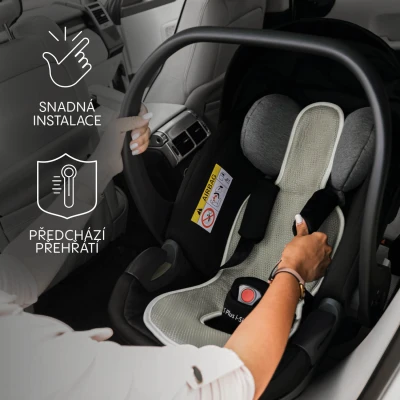 Zopa Prodyšná podložka do autosedačky Breeze sk. 0+ Coral Pink