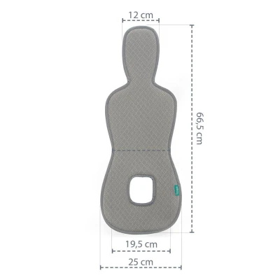 Zopa Prodyšná podložka do autosedačky Breeze sk. 0+ Foggy Grey