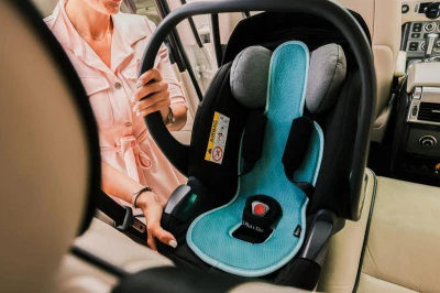 Zopa Prodyšná podložka do autosedačky Breeze sk. 0+ Ice Grey