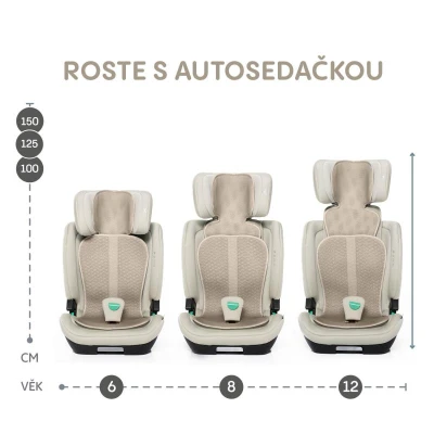 Zopa Prodyšná podložka do autosedačky Breeze sk. 2/3 Toffee Brown