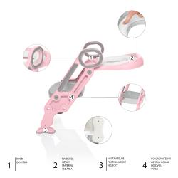 Zopa Schůdky na WC Loostep Blush PInk