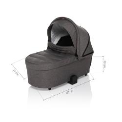 Zopa Set kočárek Move Cross 2 + korba XL + adaptér All Black