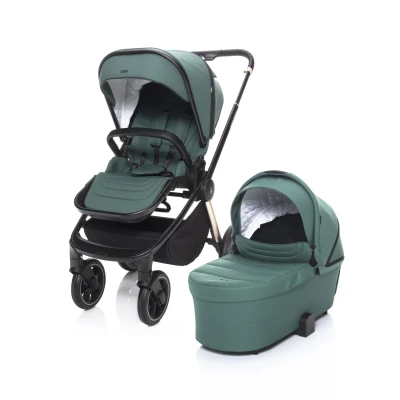 Zopa Set kočárek Move Cross 2 + korba XL + adaptér Antique Green/Gold