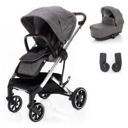 Zopa Set kočárek Quest+ korba+ adaptéry Tornado Grey/Silver