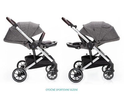Zopa Set kočárek Quest+ korba+ adaptéry Tornado Grey/Silver