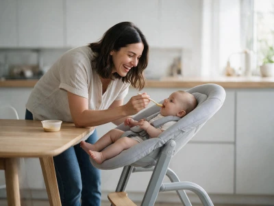 Zopa Set židlička Inspira 2 + novorozenecký set Cookie Beige
