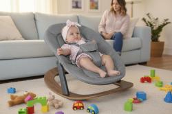 Zopa Set židlička Inspira + novorozenecký set + houpací základna Candy Pink