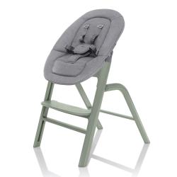 Zopa Set židlička Inspira + novorozenecký set + houpací základna Pistacio Green