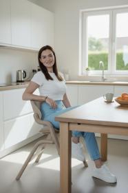 Zopa Set židlička Inspira + novorozenecký set + houpací základna Pistacio Green