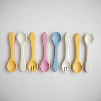 Zopa Silikonová dětská jídelní sada Mustard Yellow