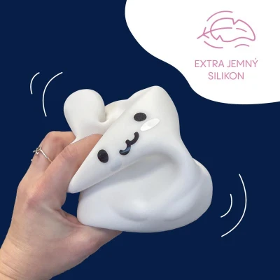 Zopa Silikonová LED noční lampička s hudbou Rabbit
