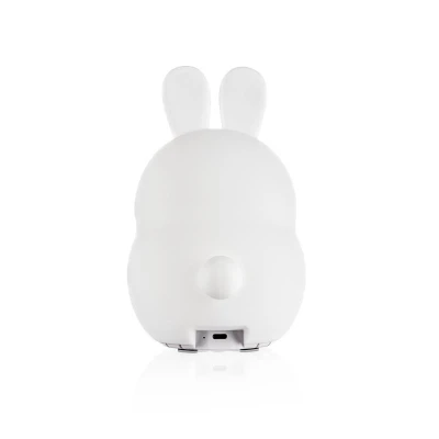 Zopa Silikonová LED noční lampička s hudbou Rabbit